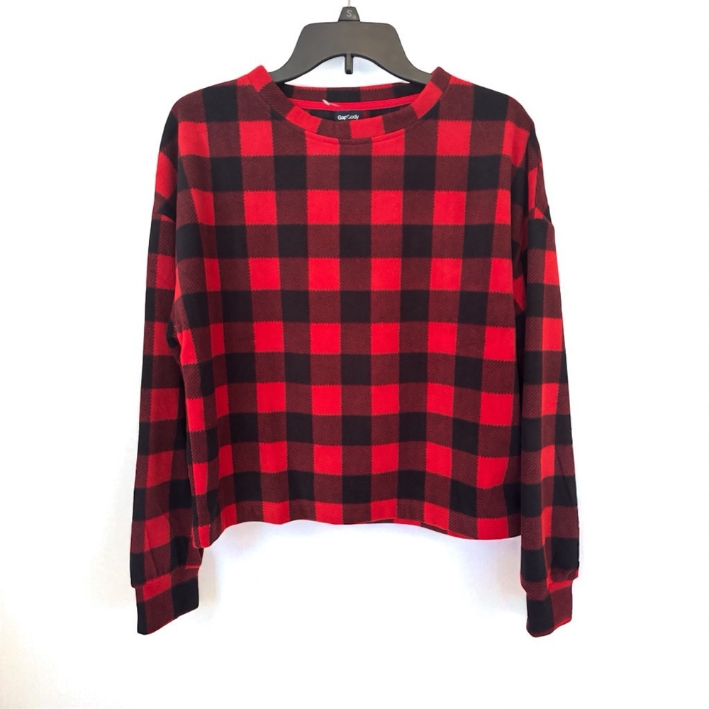 🆕 Gap body Micro-Fleece Plaid Pajama Shirt Women’s Size S (2 Available)